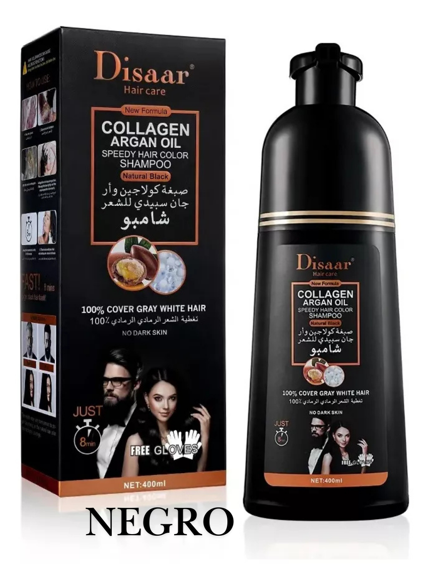 SHAMPOO TINTE CUBRE CANAS DISAAR™