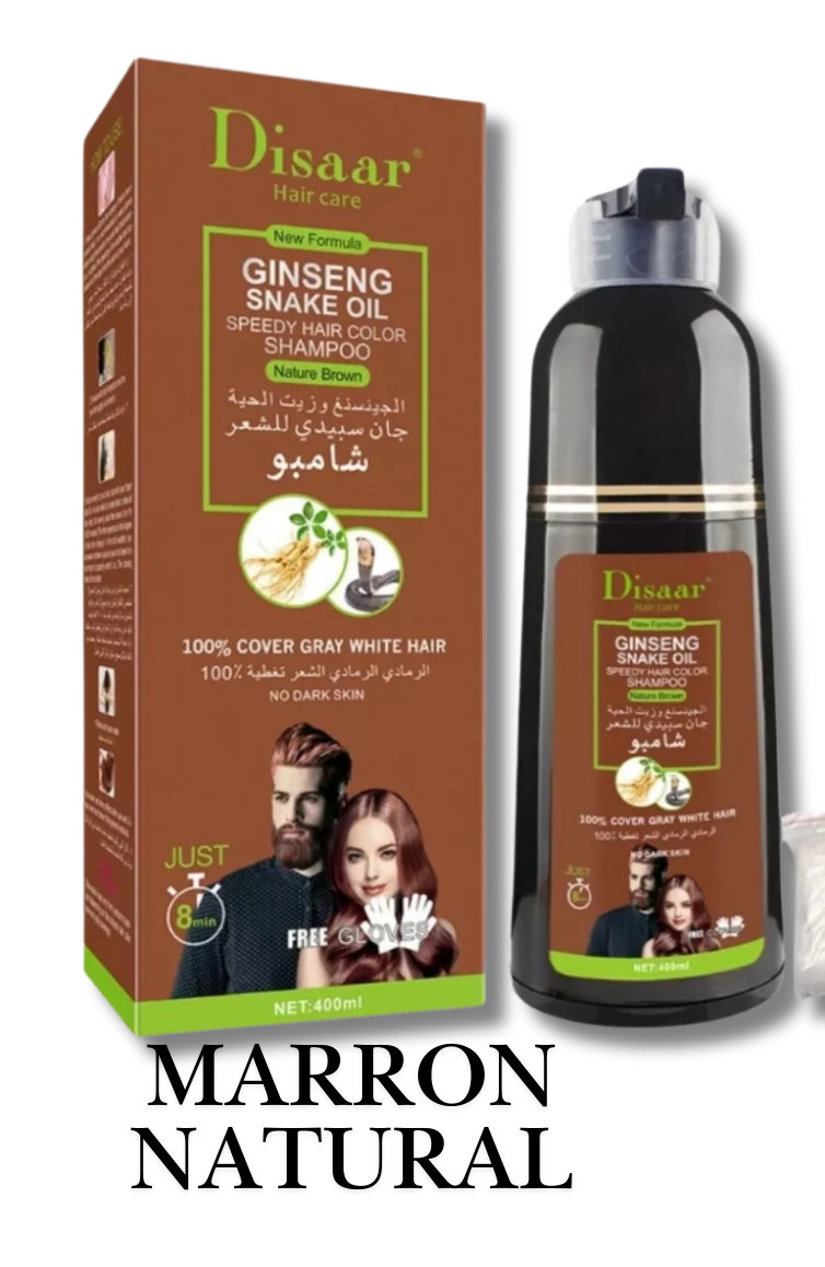 SHAMPOO TINTE CUBRE CANAS DISAAR™