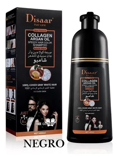 SHAMPOO TINTE CUBRE CANAS DISAAR™